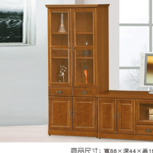 C320-3 和風樟木展示櫃 天板實木