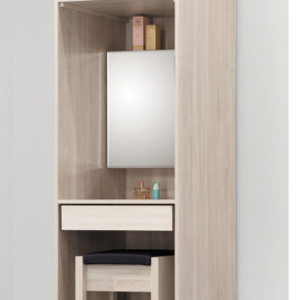 D111-11 貝莎2尺化妝衣櫃 不含椅