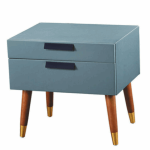 C279-10 6005-1 床頭櫃 (深灰皮)