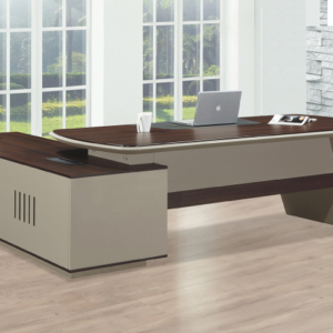 C330-1 ZB-15T 2420 尊鉑8尺L型辦公桌 含側櫃