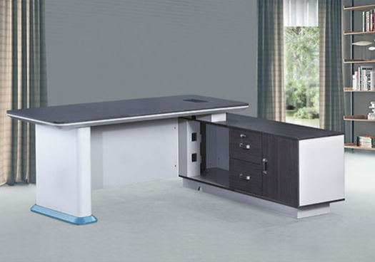 C331-2 KM-T865 L型 辦公桌 含側櫃