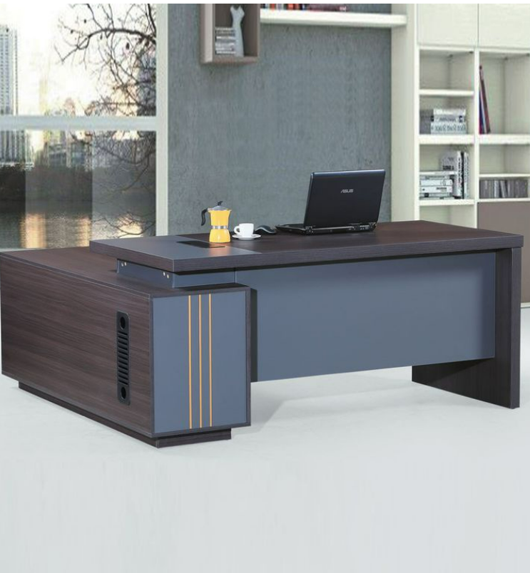 C335-1 YF 285 1.8尺L型辦公桌+側櫃