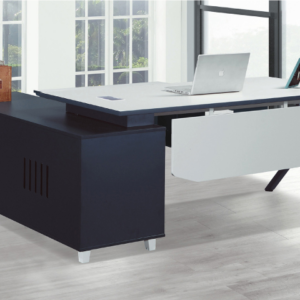 C335-4 MS-51T 1816 智木L型辦公桌+側櫃