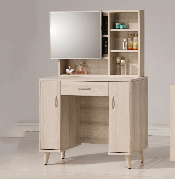 D123-5 艾瑪3.2尺鏡台 含化妝椅 整組不拆售