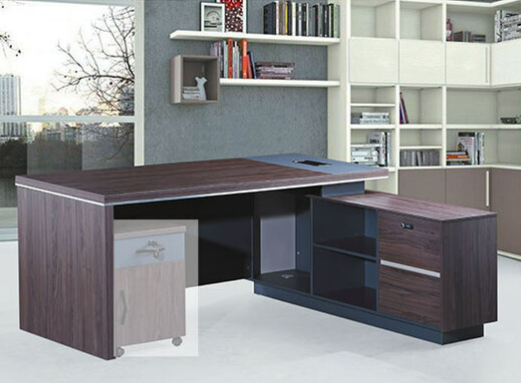 C336-1 98-18 L型辦公桌+側櫃 不含活動櫃