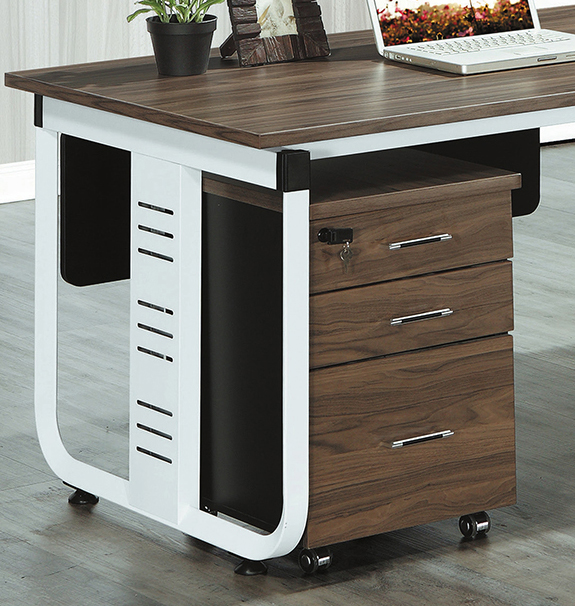 C336-4 B0218 胡桃活動櫃 另購