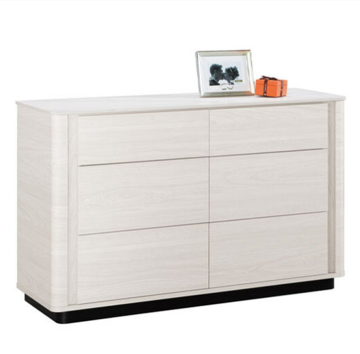 A1025-5 華爾斯4尺岩板六斗櫃 桌面12MM岩板