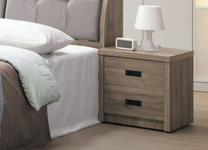 D126-5 迷客夏灰橡色床頭櫃 單只