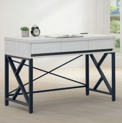 C344-2威尼斯4尺三抽鐵書桌