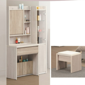 D133-2 梅西2尺鏡台含椅