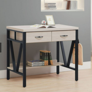 C346-8 芙妮3尺鐵架書桌 無插座