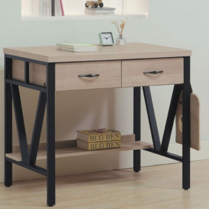 C346-11依夏3尺鐵架書桌 無插座