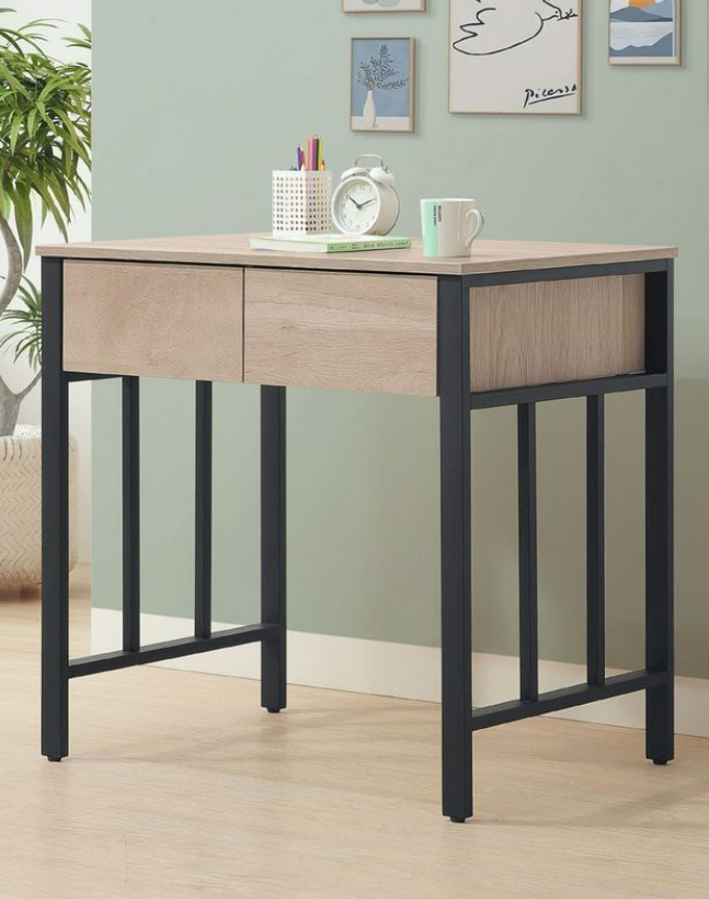 C343-4司曼特 USB 2.7尺書桌 附插座 桌面右上位置