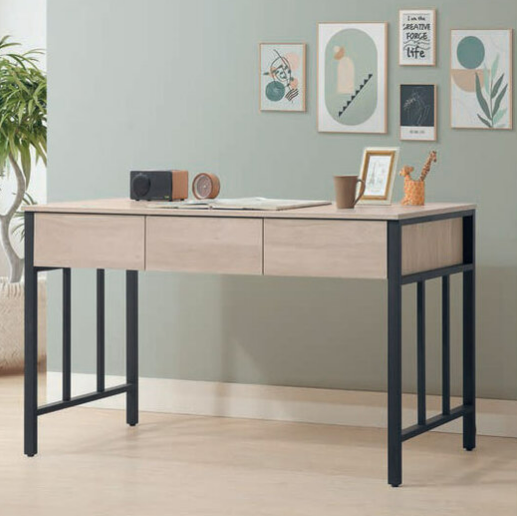 C343-5 司曼特 USB 4尺書桌 附插座 桌面中間位置