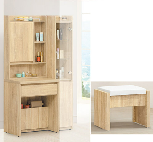 D135-1 約書亞2尺鏡台 含椅