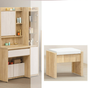 D137-1  卡洛斯2尺鏡台 含椅