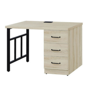 C344-8橡木白4尺書桌