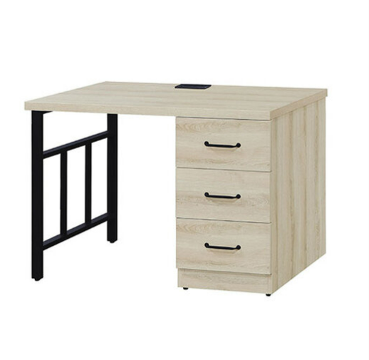 C344-8橡木白4尺書桌