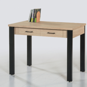 C348-3尼可拉黃金桐木書桌