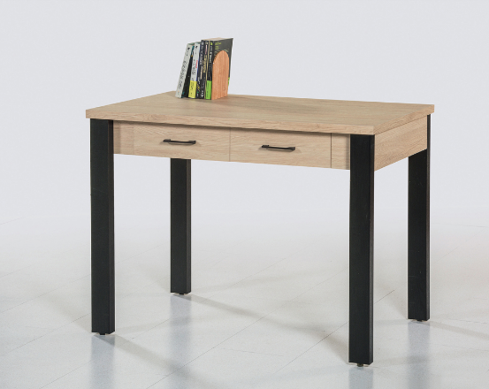 C348-3尼可拉黃金桐木書桌