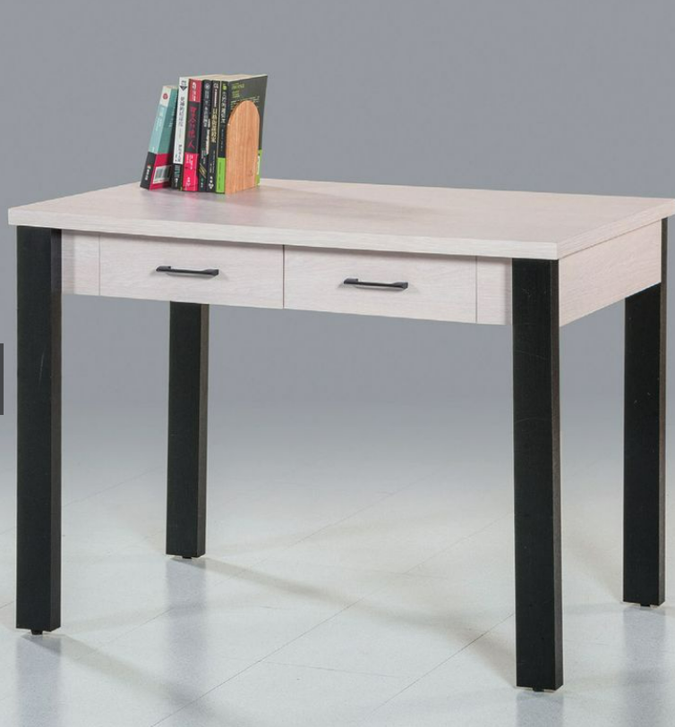 C348-2 尼可拉白金絲木書桌