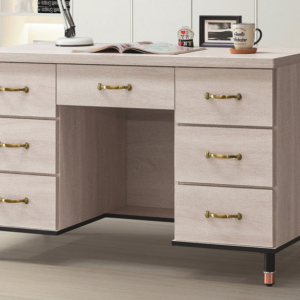 C353-2鋼刷白4尺書桌下座