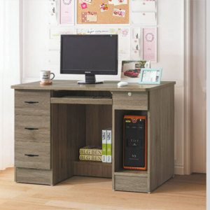 C355-2灰橡4尺電腦桌