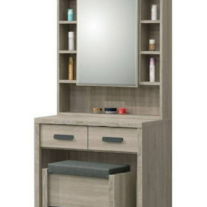 D149-6 米恩2.5尺化妝鏡台 含椅