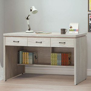 C354-2炭燒白橡5尺書桌下座