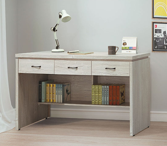 C354-2炭燒白橡5尺書桌下座