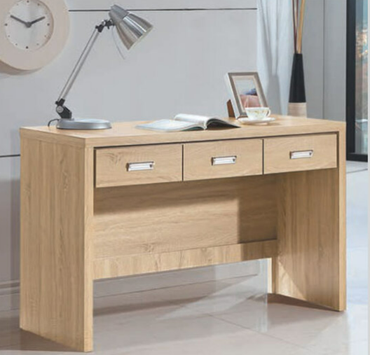 C355-6原切橡木4尺書桌