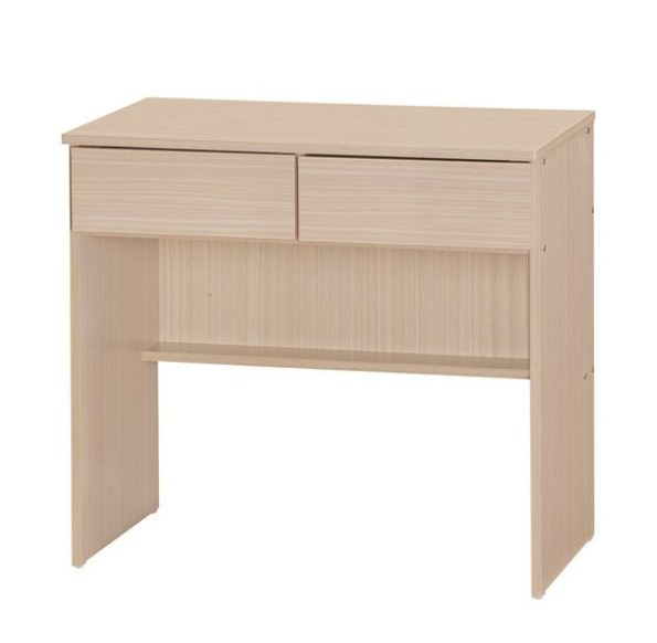 C356-1白橡2.7尺二抽書桌