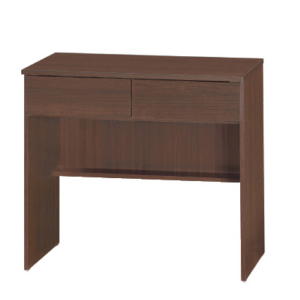 C356-3 胡桃2.7尺二抽書桌