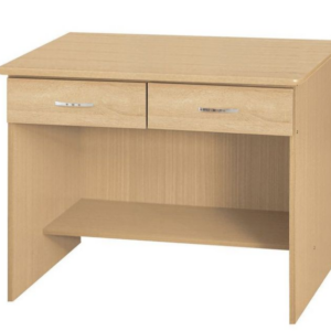 C356-8梧桐二抽書桌 全木心板 無滑軌