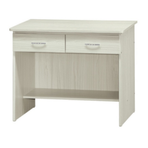 C356-10香檳松3尺二抽書桌 無滑軌 全木心板 浮雕紙