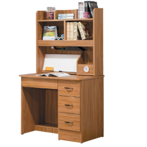 C358-7 淺柚木色3尺書桌上座+C358-8 下座