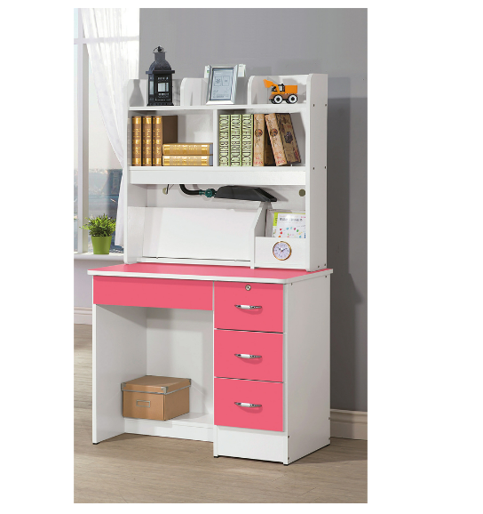 C359-1+C359-3 粉紅書桌 全組