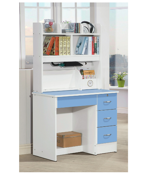 C359-1+C359-2 淺藍書桌 全組