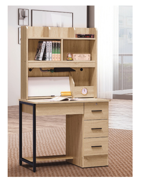 C359-4 漂流木書桌上座+C359-11 下桌 鐵架