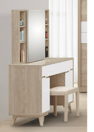 D157-8 肯詩特原橡雙色3.3尺鏡台 不含椅