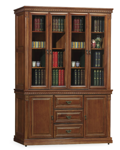 C361-5樟木5尺書櫃   全組  不含玻璃