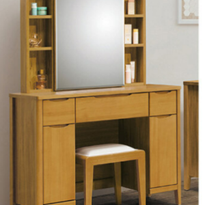 D166-5 米堤柚木3.3尺鏡台 含椅