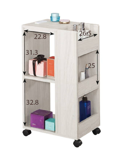 A1081-6 艾德嘉1尺活動置物櫃   可左右擺放