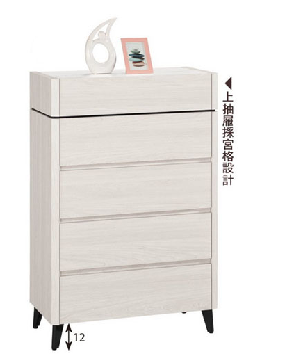 A1081-9 艾德嘉2.7尺五斗櫃