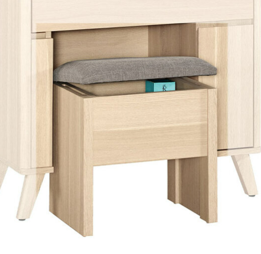 A1225-4克萊爾化妝椅 可掀起置物