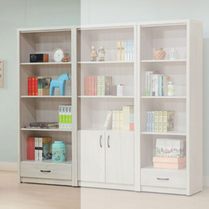 C375-4淺白3*6尺下抽書櫃