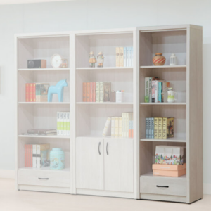 C375-6淺白2*6尺下抽書櫃