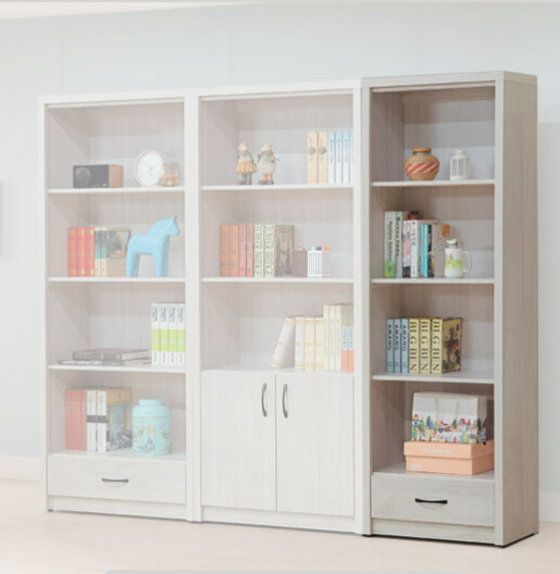 C375-6淺白2*6尺下抽書櫃