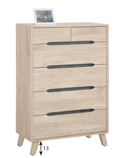 A1163-6 米爾娜2.7尺五斗櫃