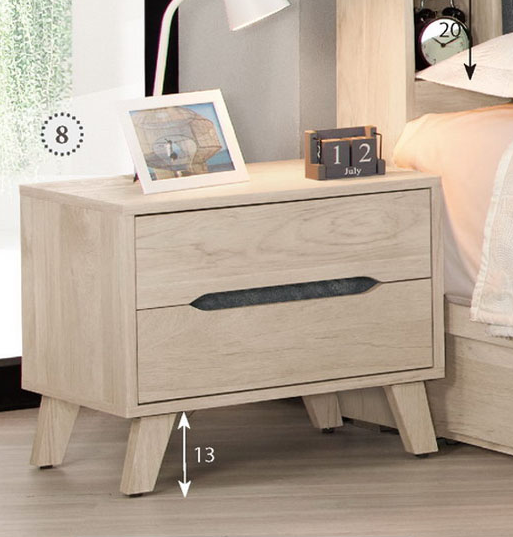 A1163-7 米爾娜1.8尺床頭櫃